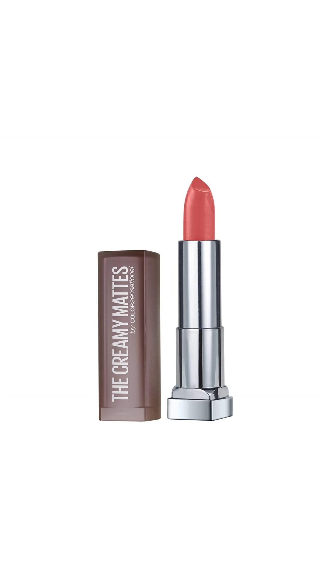 

Maybelline New York Color Sensational Creamy Matte Lipstick 635 Rock the Coral 3 9g