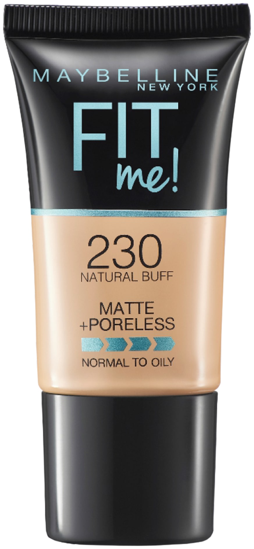 

Maybelline New York Fit Me Matte Poreless Liquid Foundation Tube 230 Natural Buff 18g