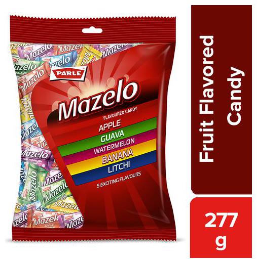 

Mazelo Flavored Candy Apple Guava Watermelon Banana Litchi - Pouch 277 g