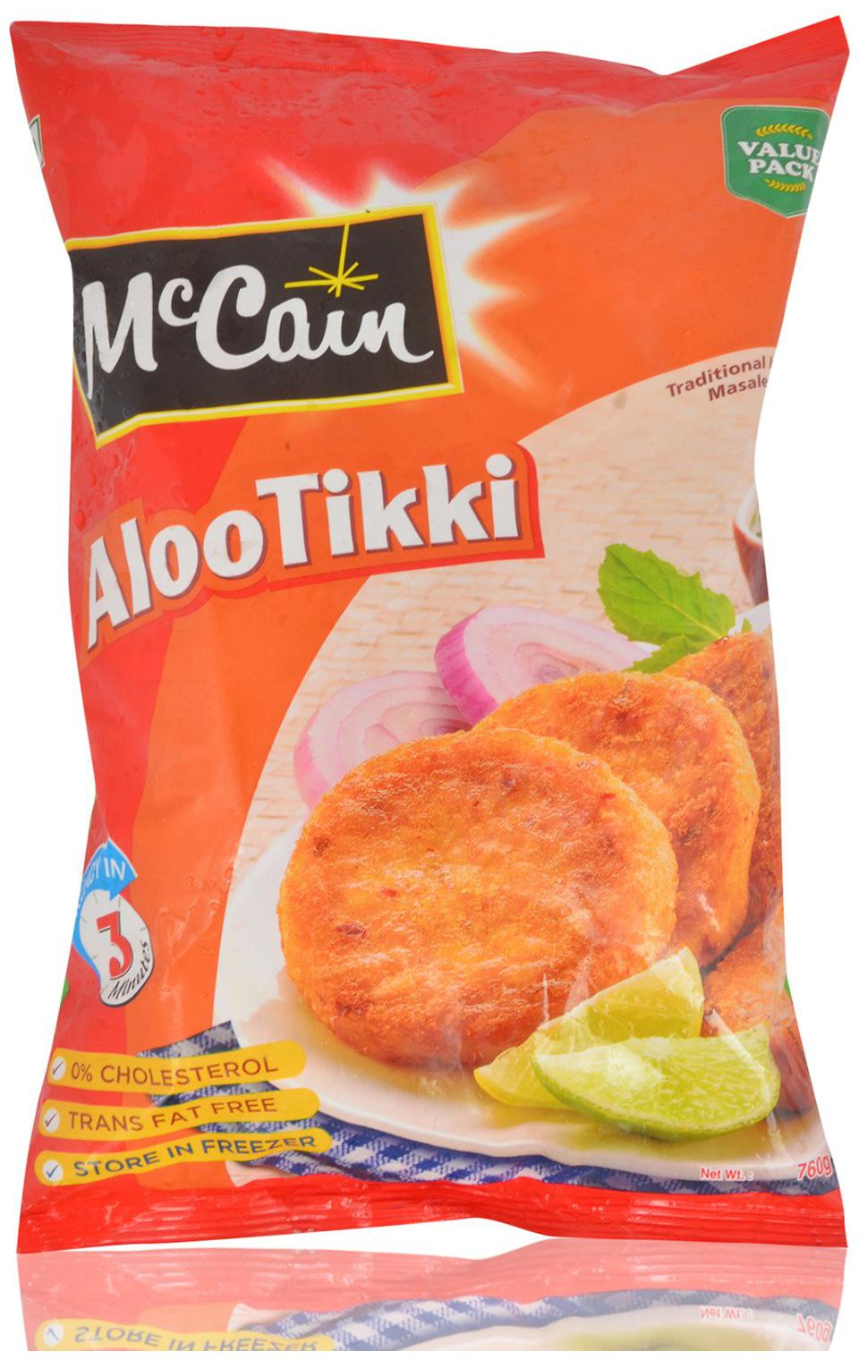 

Mccain Aloo - Tikki 760 g