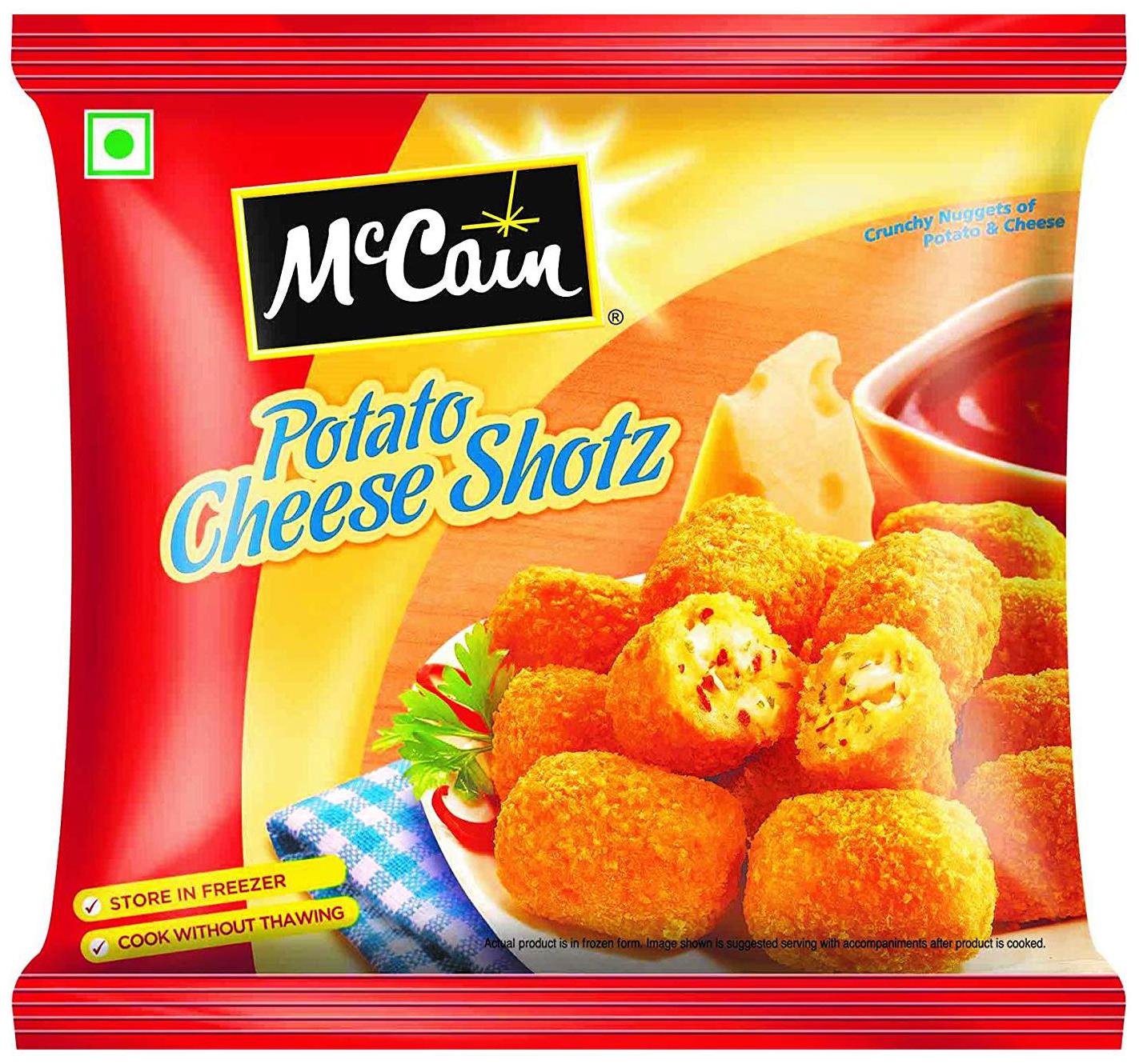 

Mccain Potato Cheese Shotz 250 g