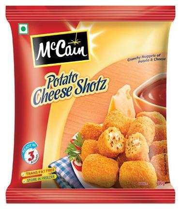 

Mccain Potato Cheese Shotz - Crunchy Nuggets Of Potateos Cheese 400 g