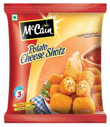 

Mccain Potato Cheese Shotz - Crunchy Nuggets Of Potateos Cheese 400 g