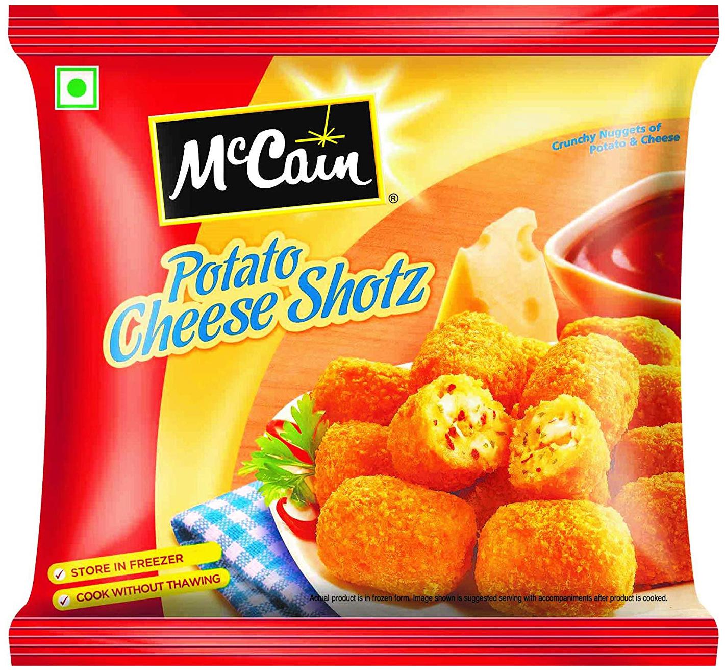 

Mccain Potato Cheese Shotz 250 g