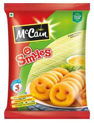 

Mccain Smiles Crispy - Happy Potatoes 750 g