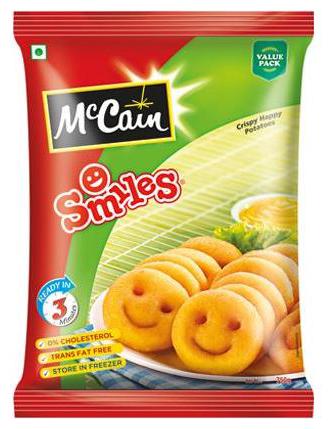 

Mccain Smiles Crispy - Happy Potatoes 750 g