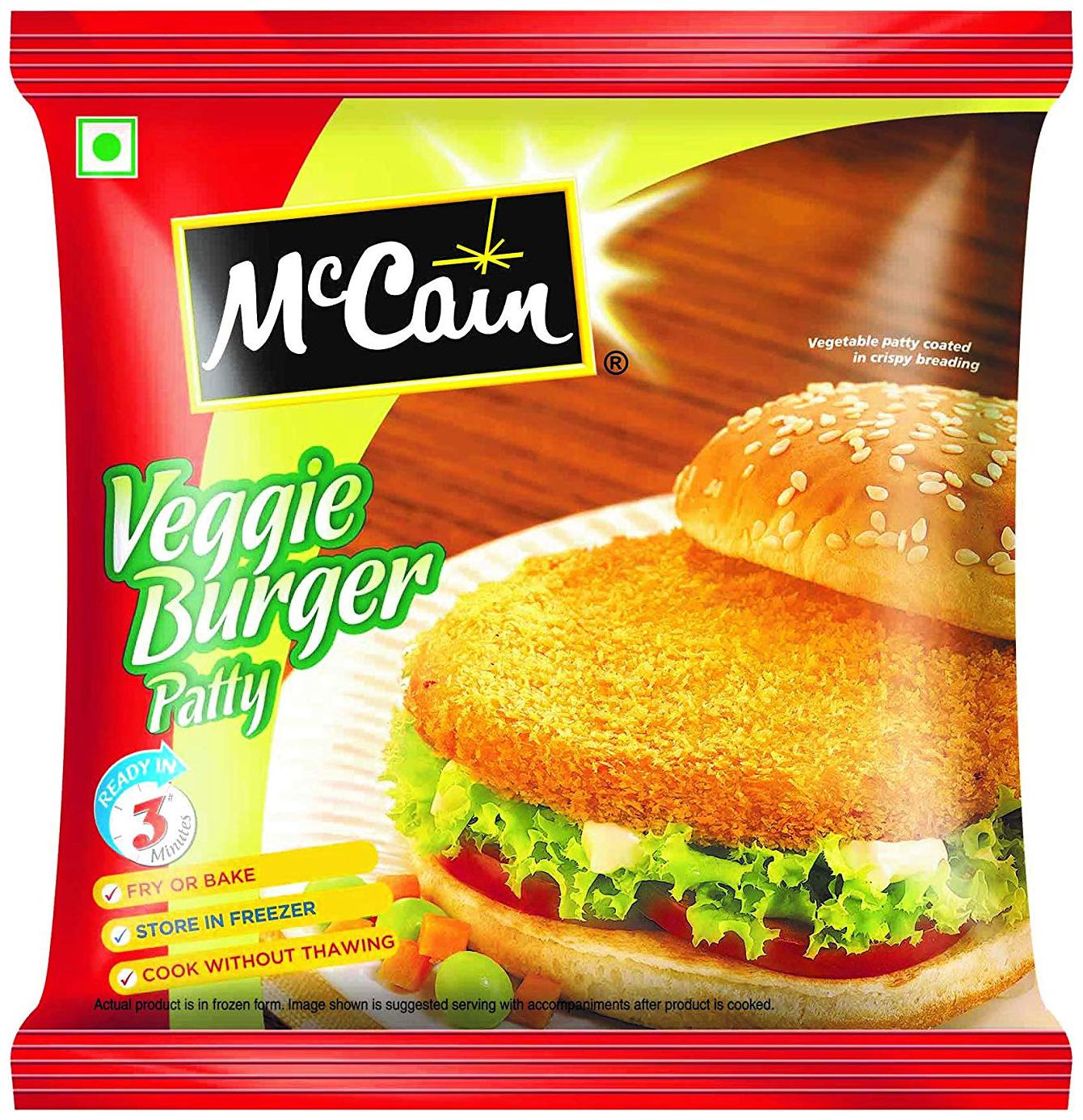 

McCain Veggie Burger Patty 360 g