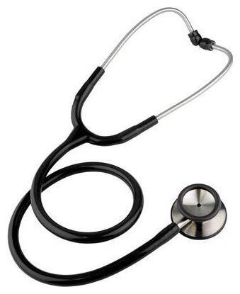 

MCP Economy Dual Head Stethoscope Black for Doctors Medical Students(1 Stethoscope Extra Ear knobs)
