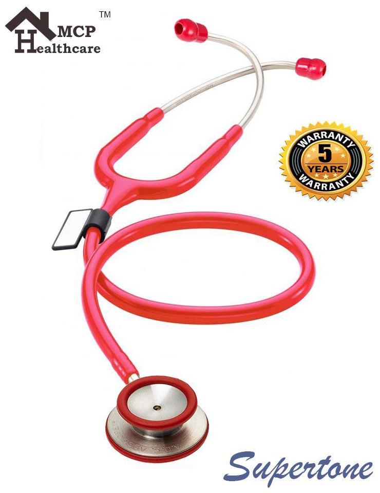 

MCP Supertone Stethoscope for Doctors Medical Students Nurses (Red Color Tube)