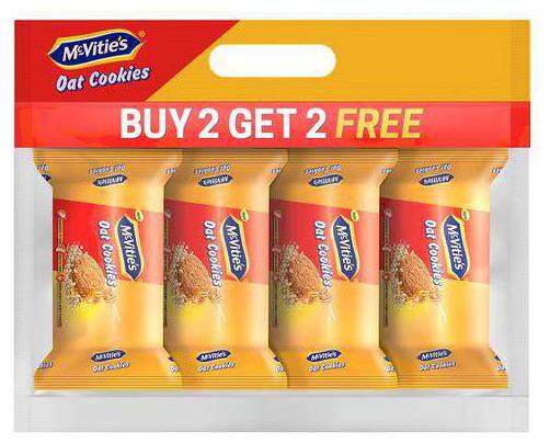 

Mcvities Oat Cookies 150 g (Buy 2 Get 2 Free)