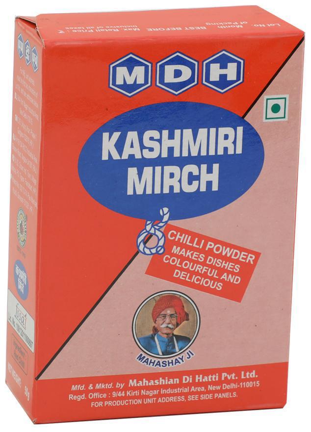 

Mdh Powder - Chilly (Kashmiri) 50 g
