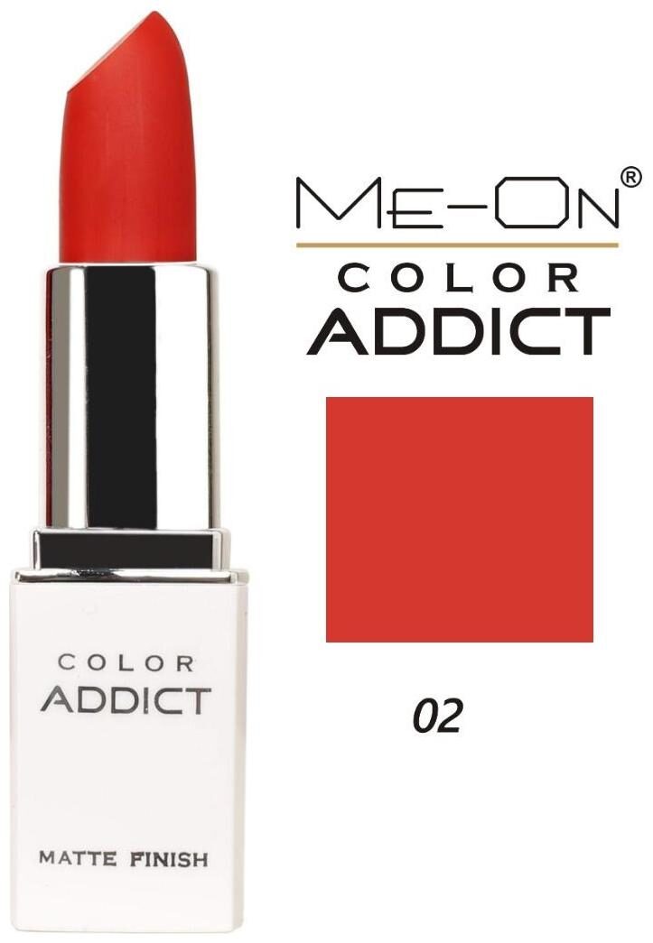 

Me-On Color Addict Matte Lipstick Shade 2 (Red) 3 g