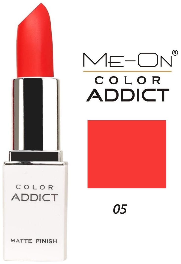 

Me-On Color Addict Matte Lipstick Shade 5 (Red) 3 g