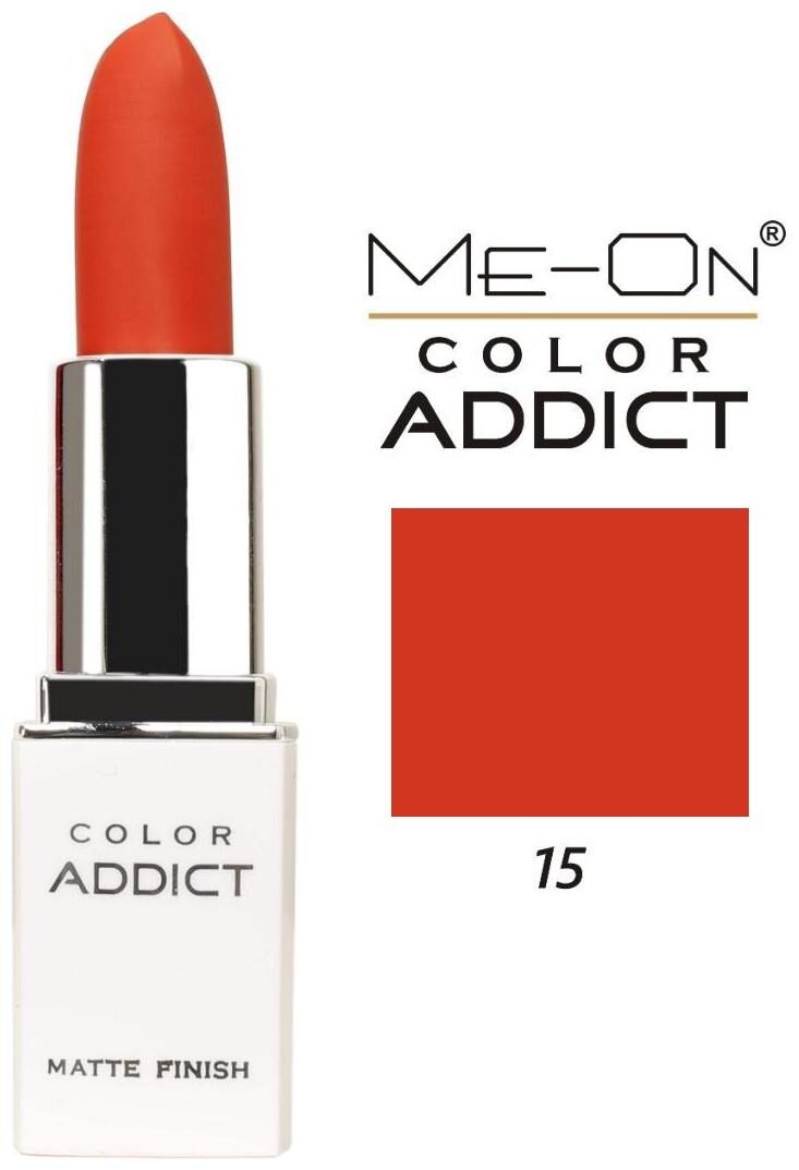 

Me-On Color Addict Matte Lipstick Shade 15 (Orange) 3 g