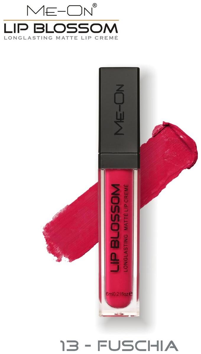 

Me-On Lip Blossom Long lasting Matte Lip Cre me Shade Fuschia 4g
