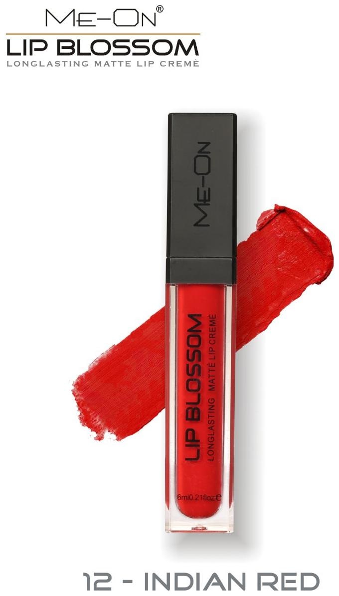 

Me-On Matte Lip Blossom Shade 12 (Indian Red) 6 ml