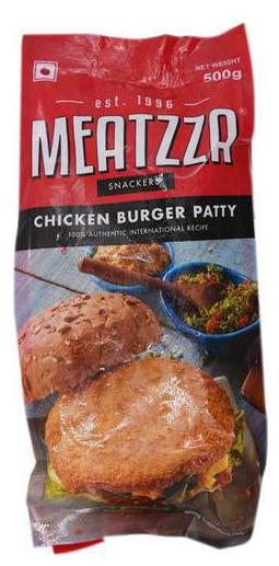 

Meatzza Chicken Burger Patty 500 g