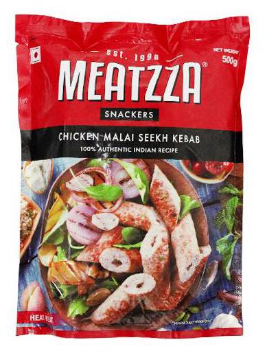 

Meatzza Chicken - Malai Seekh Kebab 500 Gm