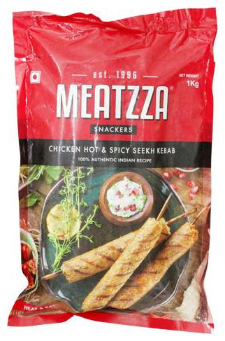 

Meatzza Chicken - Seekh Kebab Hot Spicy 1 kg
