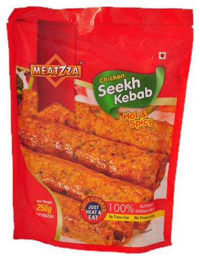 

Meatzza Chicken - Seekh Kebab Hot Spicy 250 g