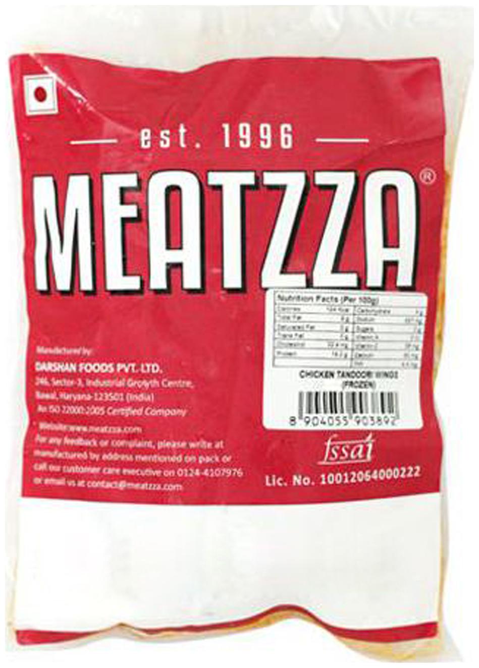 

Meatzza Chicken Tandoori Wings 250 g