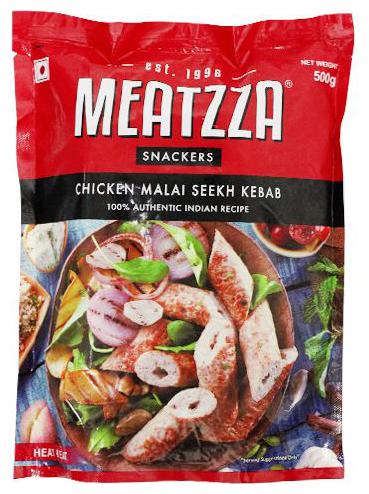 

Meatzza Chicken - Malai Seekh Kebab 500 g