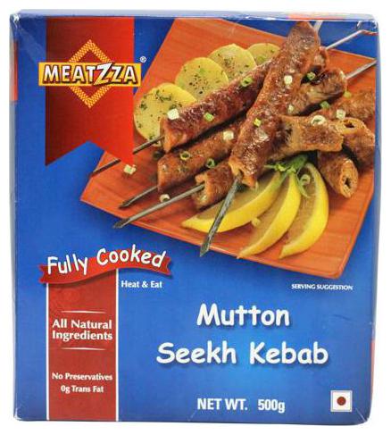 

Meatzza Mutton - Seekh Kebab 500 g