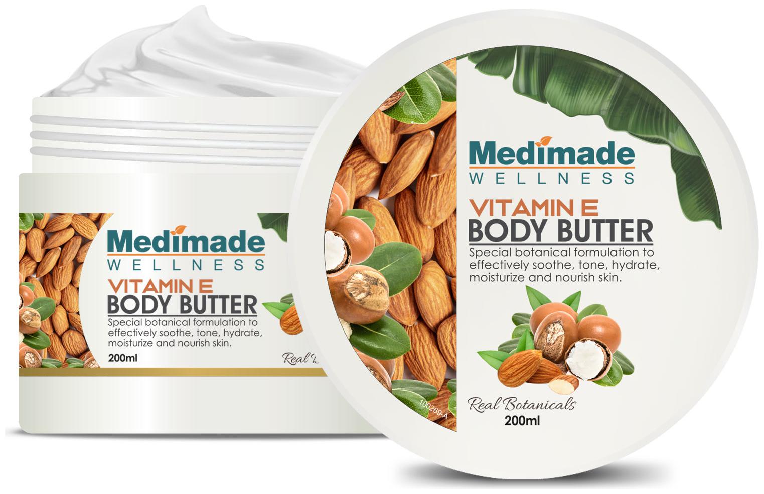 

Medimade Vitamin E Body Butter Pack of 1 200ml