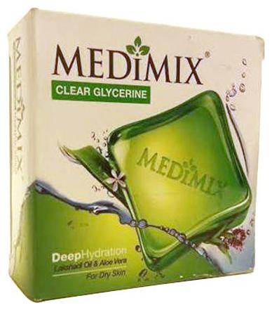 

Medimix Clear Glycerine Soap - Deep Hydration (Lakshadi Oil Aloe Vera) 100 g