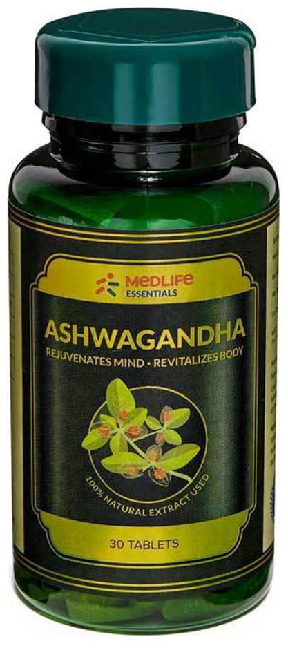 

Medlife Essentials Ashwagandha 30 Tablet (Pack of 6) Immunity Immunity Booster