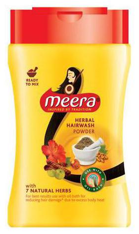 

Meera Hairwash Powder - Herbal 120 g