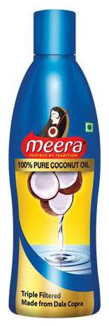 

Meera Pure Coconut Oil - Made From Dala Copra Triple Filtered 500 ml