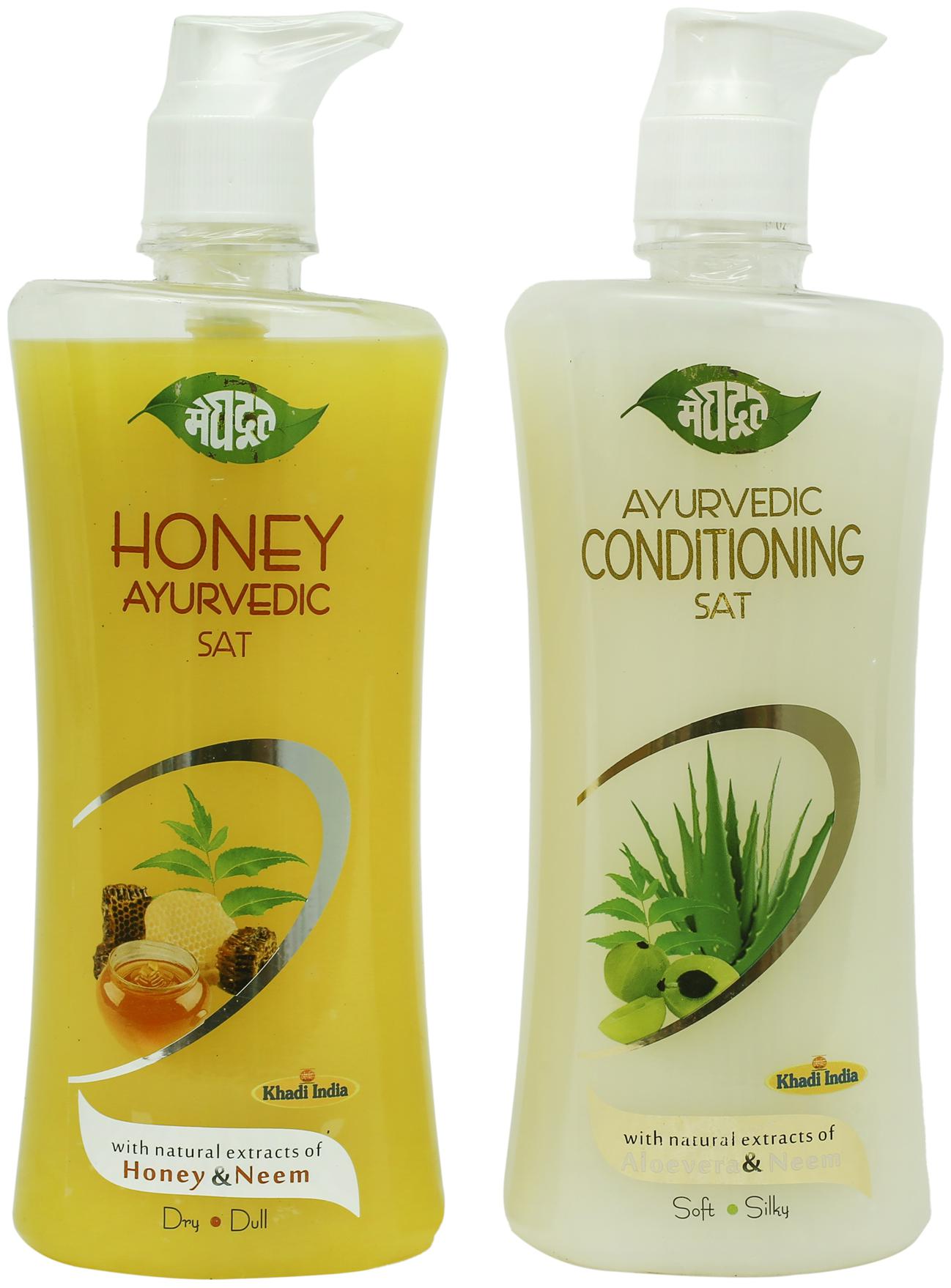 

Meghdoot Honey Conditioning Ayurvedic Shampoo Combo 500ml (Pack of 2)