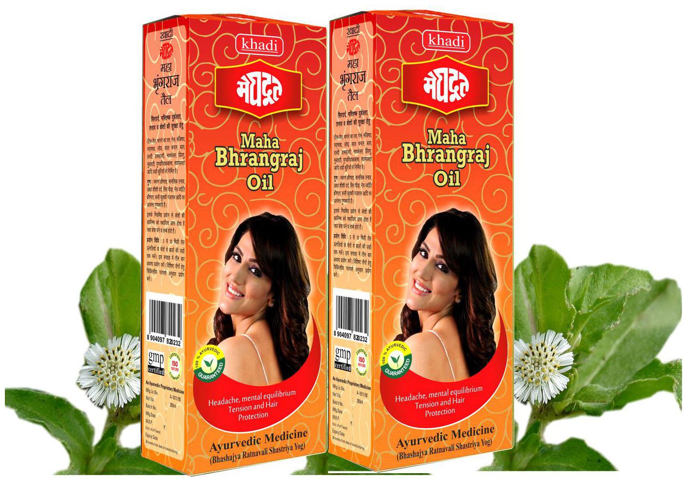 

Meghdoot Maha Bhringraj Oil 200ml (Pack of 2)