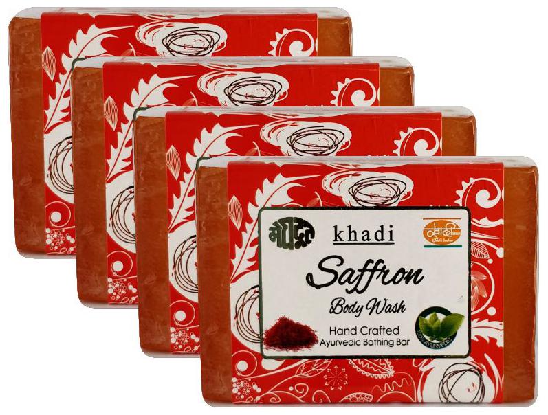 

Meghdoot Saffron Body Wash Soap 125g (Pack of 4)