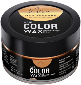 Buy Men Deserve Hair Styling Color Wax 60 Ml Metallic Copper