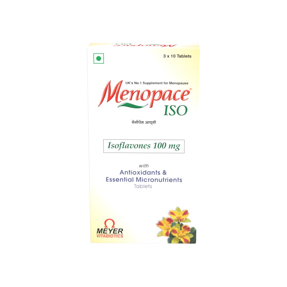 

Menopace ISO - Menopause Supplement (22 Key Nutrients With Antioxidants and Essential Micronutrients) - 30 Tablets