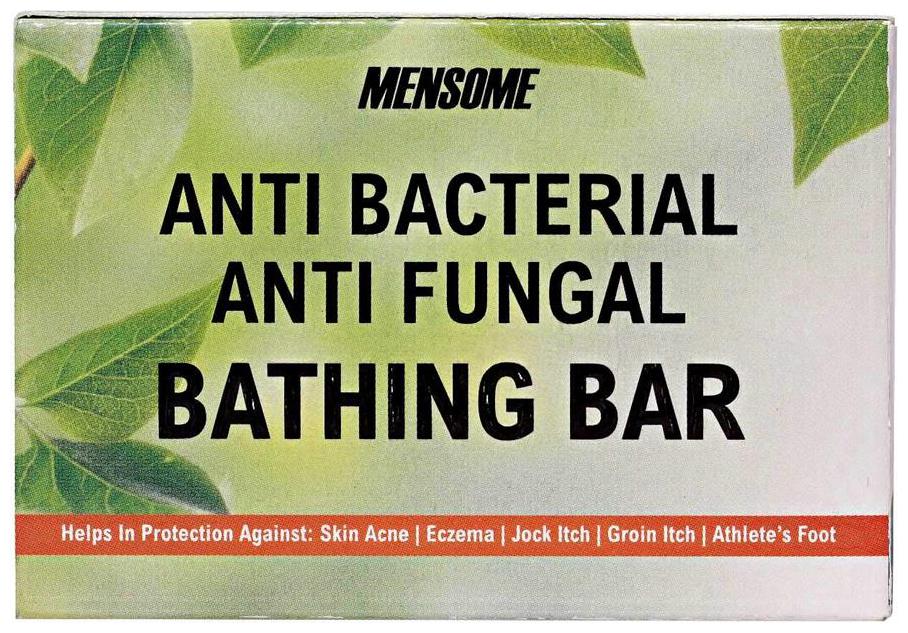 

Mensome Anti Bacterial And Anti Fungal Bathing Soap Helps In Fighting Skin Infections Like Jock Itch Eczema Athlete Foot Pack Of 3 (75g Each)