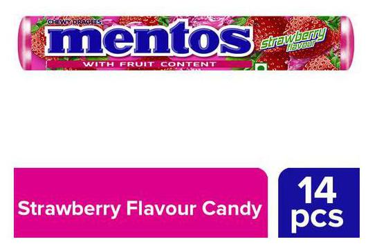 

Mentos Chewy Candy Stick - Strawberry Flavour 36 4g