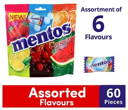 

Mentos Chewy Dragee - Assorted Flavour 156 g