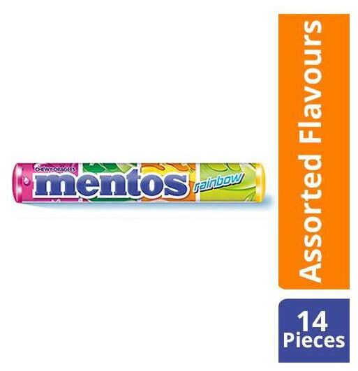 

Mentos Rainbow - Assorted Chewy Dragees Stick 36 4 g