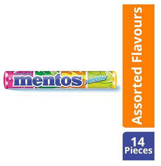 

Mentos Rainbow - Assorted Chewy Dragees Stick 36 4 g