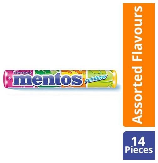 

Mentos Rainbow - Assorted Chewy Dragees Stick 36 4 g