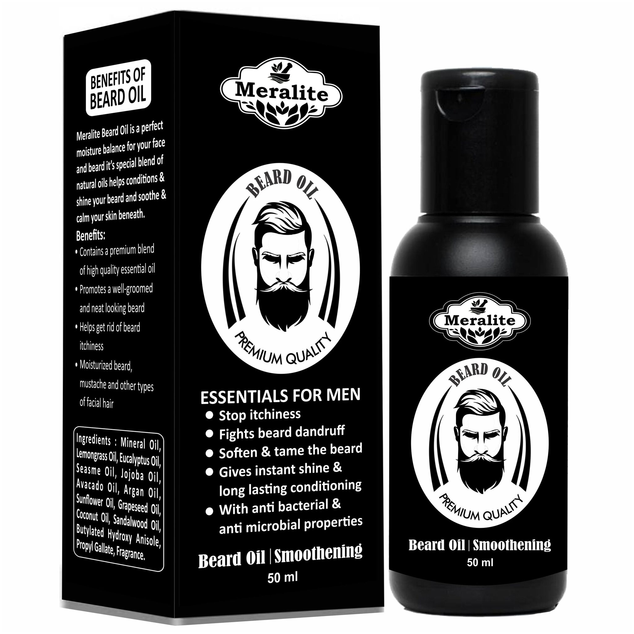 

Meralite Classic Beard Growth Oil-50ml