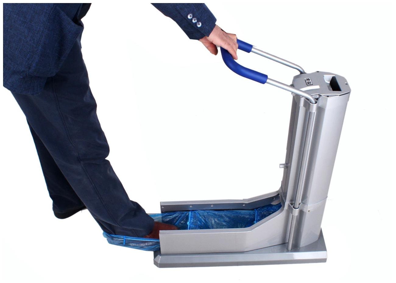 

MERINO INTERNATIONAL Automatic Shoe Cover Dispenser Machine With 100 pcs (50 Pairs) Disposable Shoe Covers (Model - MI-100)