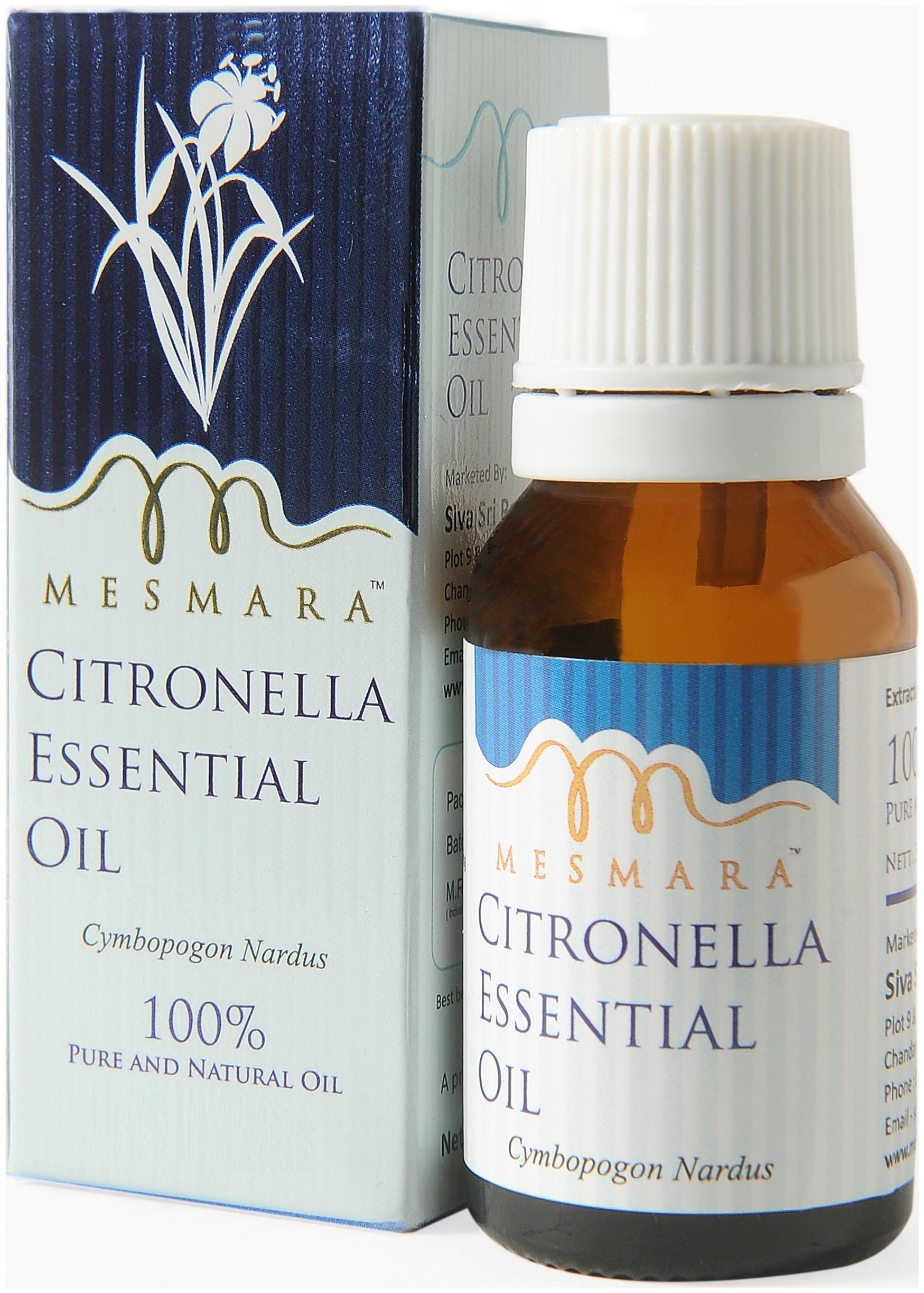 

Mesmara Citronella Essential Oil 15 ml 100 Pure Natural Undiluted-15 ml