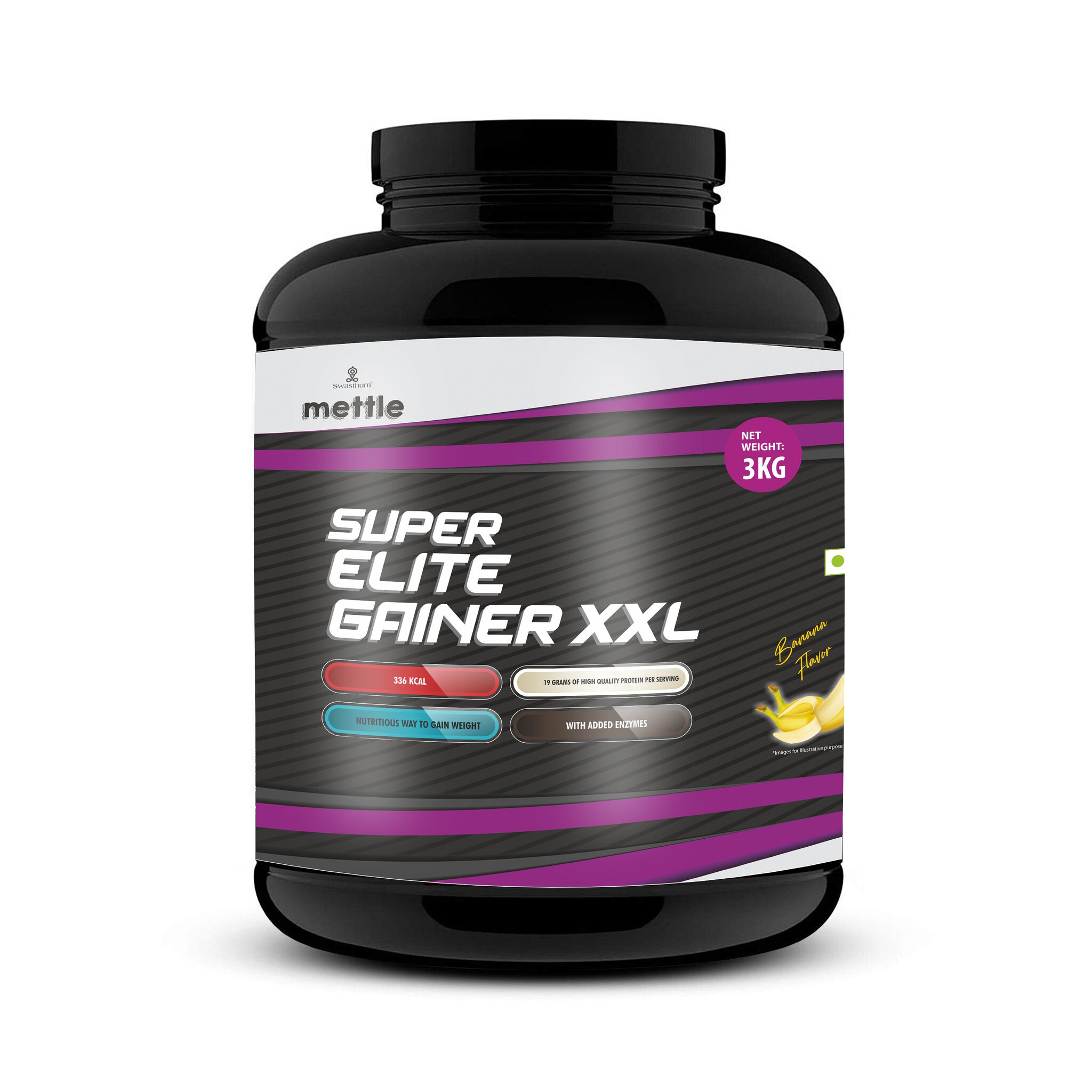 

Mettle Super Elite Gainer XXL Banana 3kg