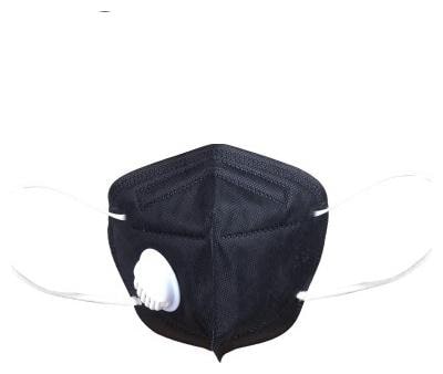 

Mexania KN95 Mask With Respirator (Black) Pack Of 5