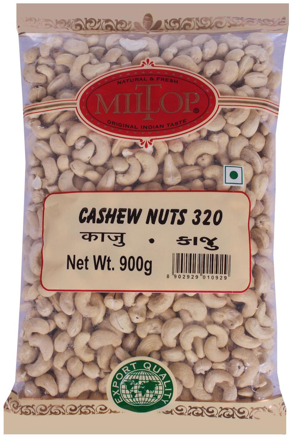 

Miltop W320 Cashew Nuts 900g