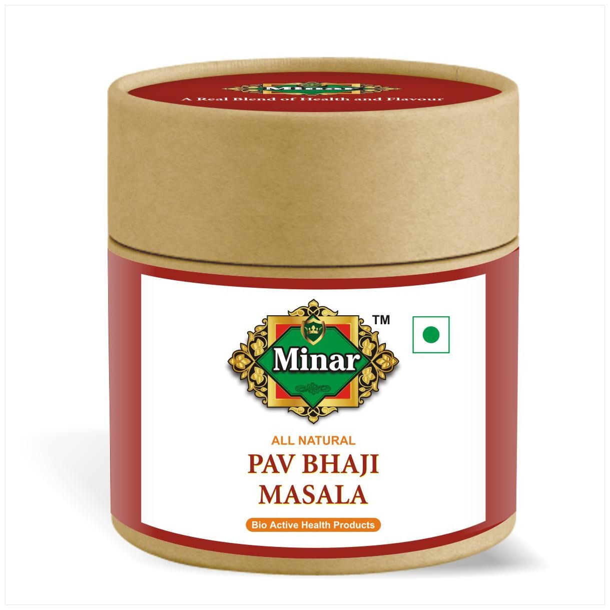 

Minar 100 Natural Organic Pav Bhaji Garam Masala Powder 100gm (Pack of 1)